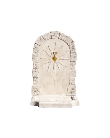 Fontaine extérieure de jardin en pierre