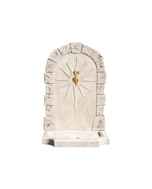 Fontaine extérieure de jardin en pierre