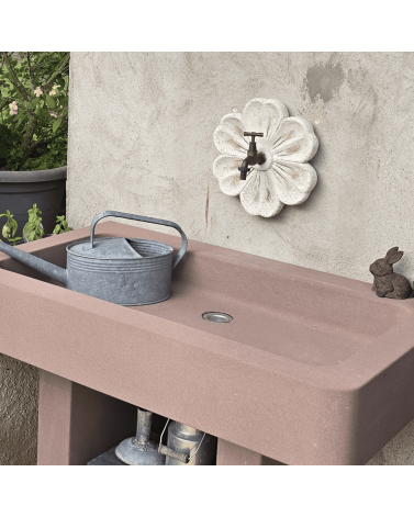 Rosace Décorative pour Robinet Extérieur Flora