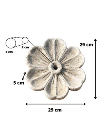 Rosace Décorative pour Robinet Extérieur Flora