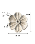 Rosace Décorative pour Robinet Extérieur Flora