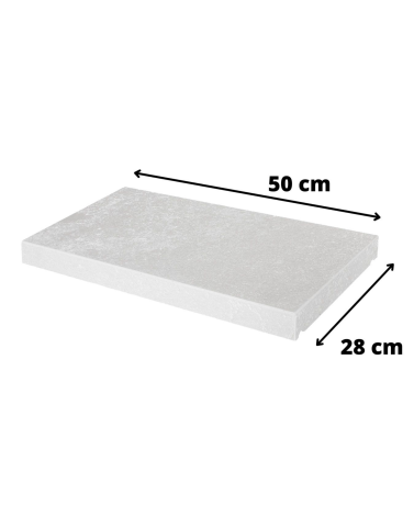 Couvertine Vendée 50 x 28 x 4 cm Ivoire