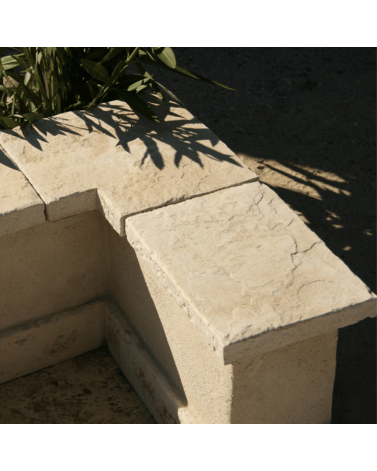 Couvertine Domus 50 x 28 x 4 cm Pierre