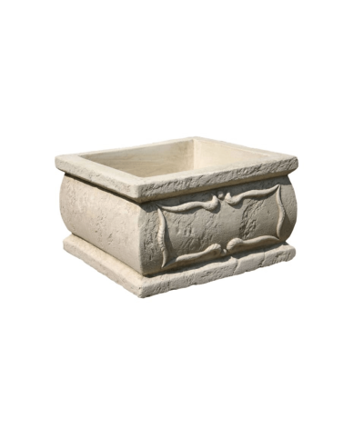 Jardinière en Pierre Carré 50 x 50 x 30 cm Vérone