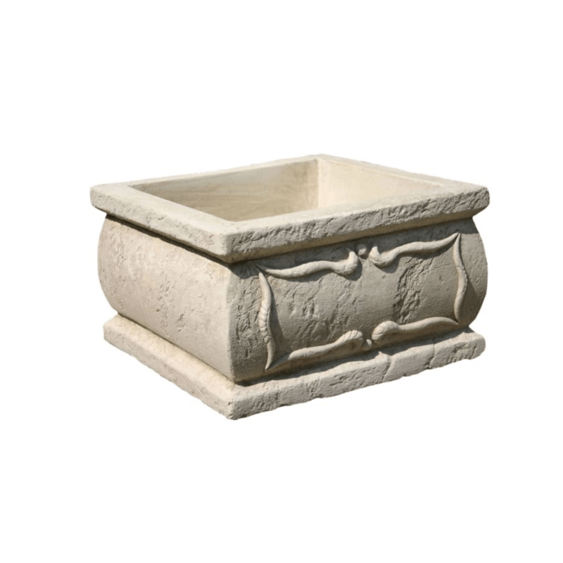 Jardinière en Pierre Carré 50 x 50 x 30 cm Vérone
