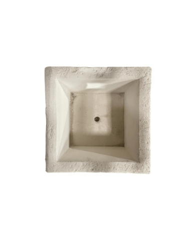 Jardinière en Pierre Rectangulaire 100 x 50 x 30 cm Vérone
