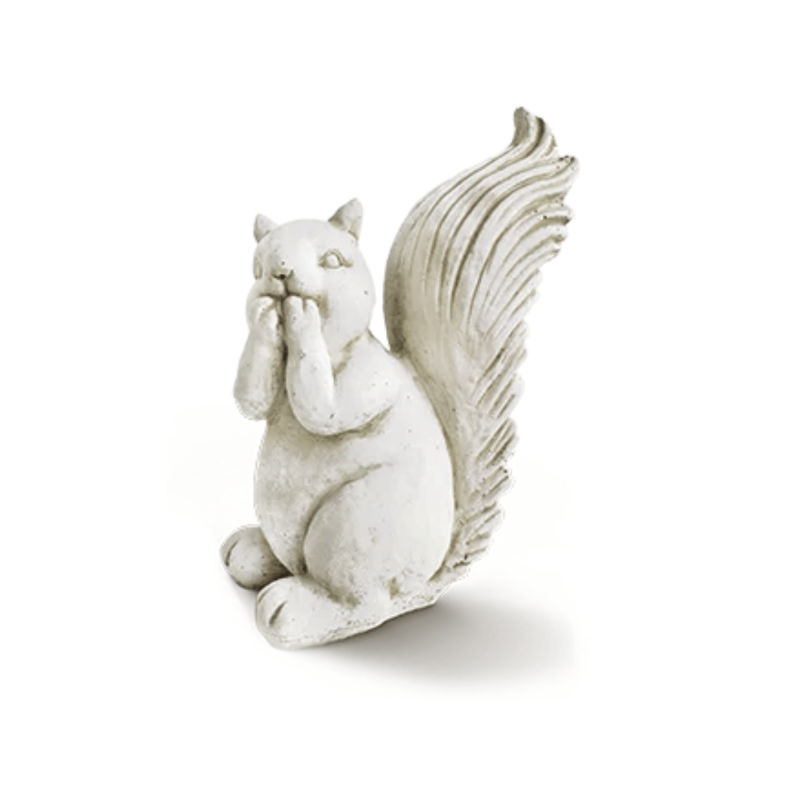 Statue de Jardin en Pierre Ecureuil H.41 cm