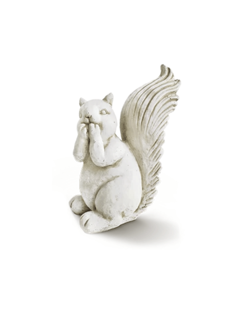 Statue de Jardin en Pierre Ecureuil H.41 cm