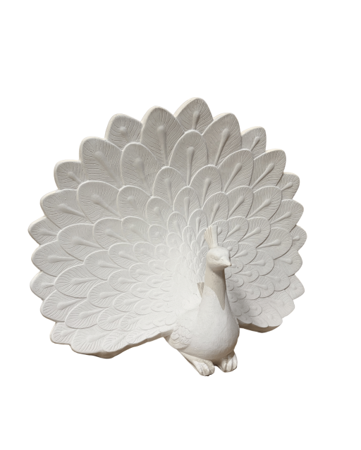 Statue de Jardin en Pierre Paon H.81 cm