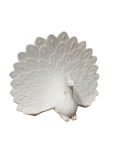Statue de Jardin en Pierre Paon H.81 cm Statue de Jardin en Pierre Paon H.81 cm