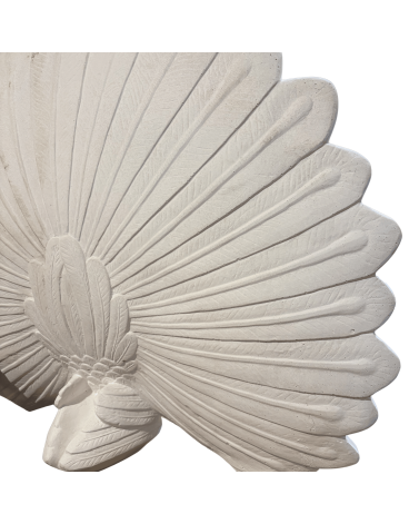 Statue de Jardin en Pierre Paon H.81 cm