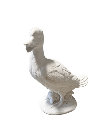 Statue de Jardin en Pierre Canard H.47 cm