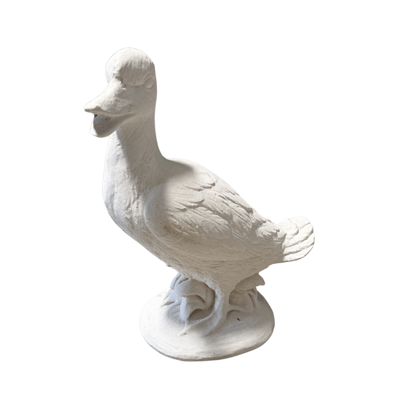 Statue de Jardin en Pierre Canard H.47 cm