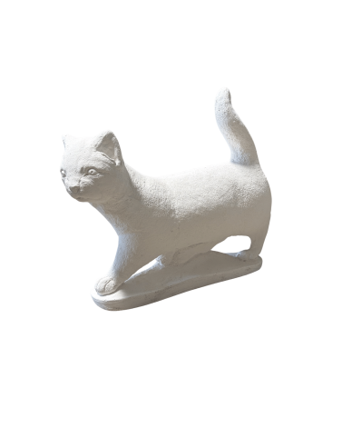 Statue de Jardin en Pierre Chat H.42 cm