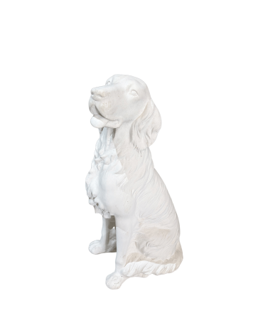 Statue de Jardin en Pierre Chien Setter H.75 cm