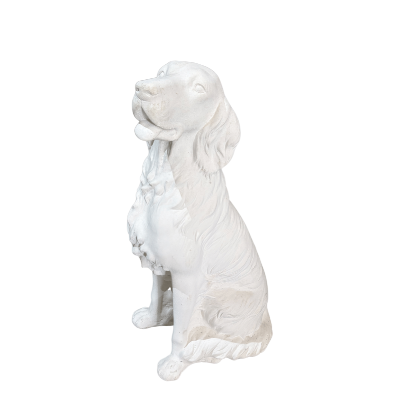 Statue de Jardin en Pierre Chien Setter H.75 cm