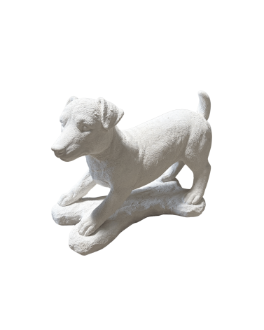 Statue de Jardin en Pierre Jack Russell H.27 cm