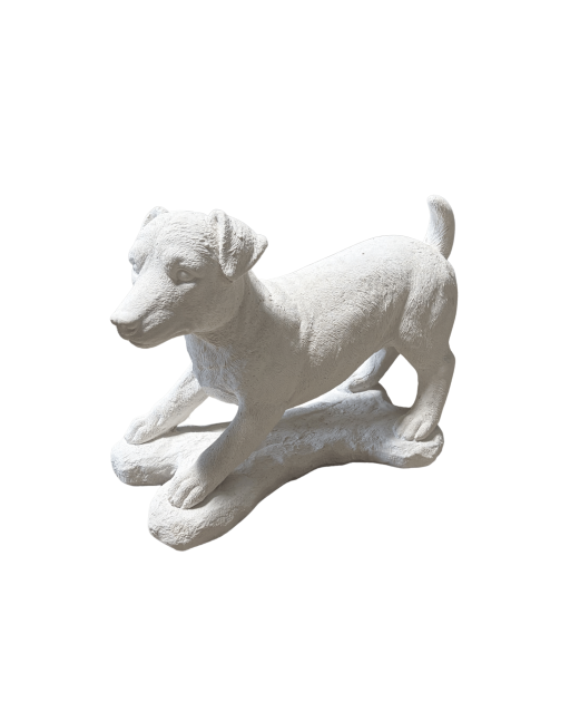 Statue de Jardin en Pierre Jack Russell H.27 cm