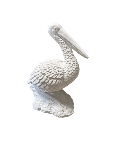 Statue de Jardin en Pierre Pelican H.60 cm