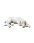 Statue de Jardin en Pierre Braque Allemand H.13 cm Statue de Jardin en Pierre Braque Allemand H.13 cm