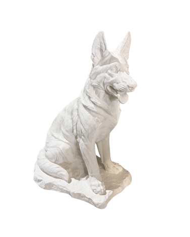 Statue de Jardin en Pierre Berger Allemand H.56 cm