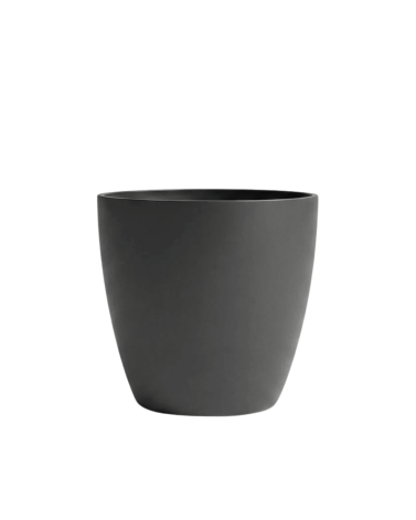 Pot de Fleurs Ciment 28 cm / 12 L Anthracite