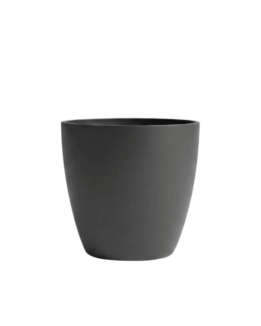 Pot de Fleurs Ciment 28 cm / 12 L Anthracite