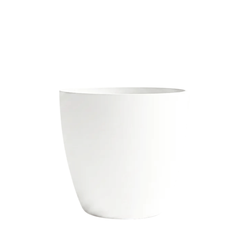 Pot de Fleurs Ciment 28 cm de Hauteur, 12 L Intérieur/Extérieur Blanc Pot de Fleurs Ciment 28 cm de Hauteur, 12 L Intérieur/Extérieur Blanc