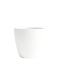 Pot de Fleurs Ciment 28 cm de Hauteur, 12 L Intérieur/Extérieur Blanc Pot de Fleurs Ciment 28 cm de Hauteur, 12 L Intérieur/Extérieur Blanc