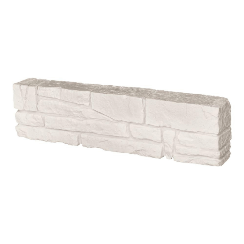 Bordure Pierre Sèche 60 x 16 x 7 cm Ivoire