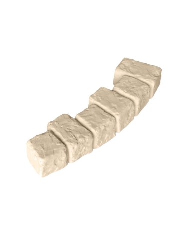 Bordure Pavé Courbé 60 x 13 x 7 cm Pierre
