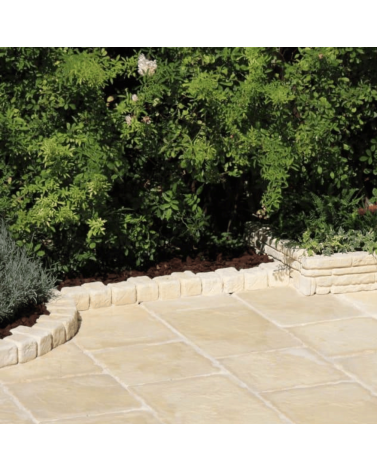 Bordure Pavé Droite 60 x 13 x 7 cm Pierre