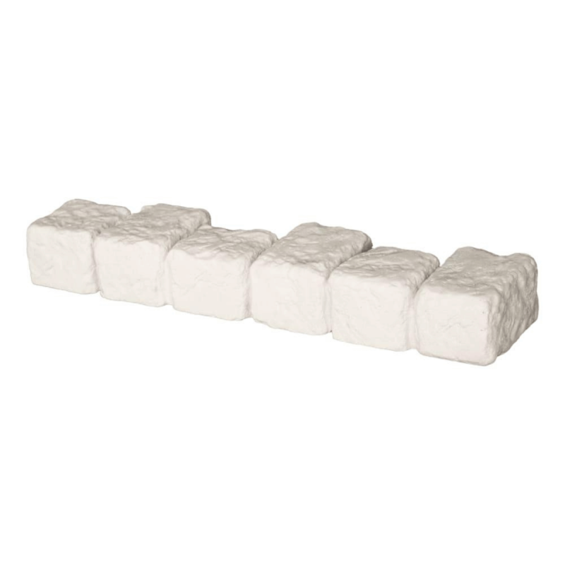 Bordure Pavé Droite 60 x 13 x 7 cm Ivoire