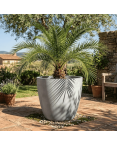 Pot de Fleurs Ciment 47 cm de Hauteur, 80 L Intérieur/Extérieur Naturel Pot de Fleurs Ciment 47 cm de Hauteur, 80 L Intérieur/Extérieur Naturel