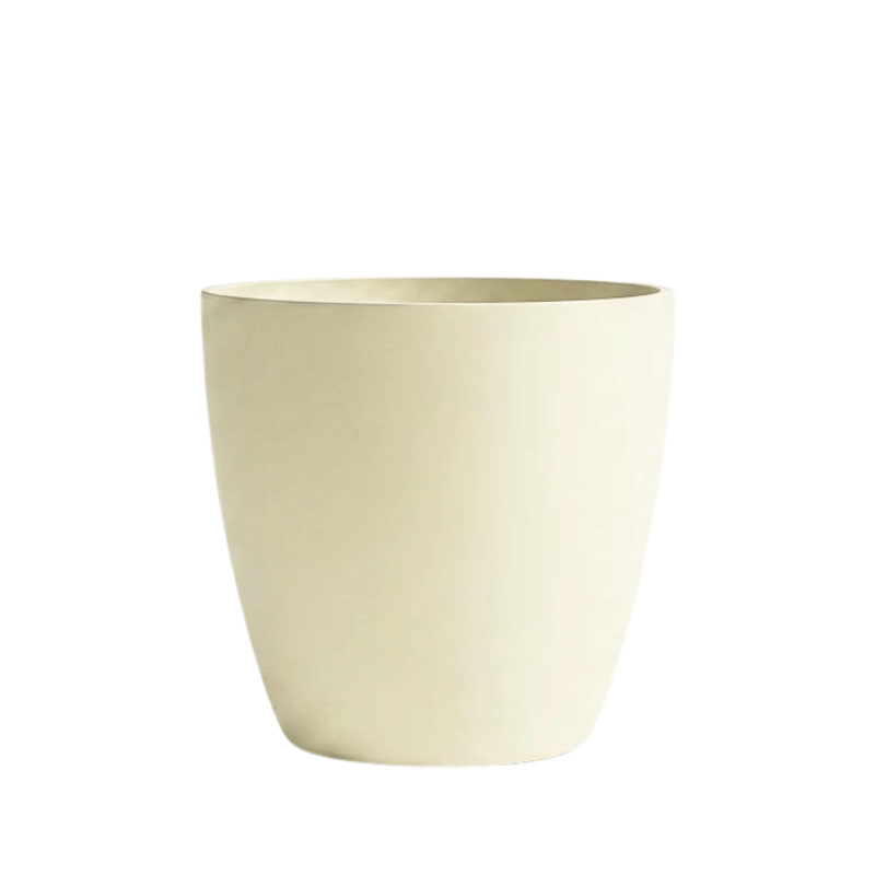 Pot de Fleurs Ciment 47 cm de Hauteur, 80 L Intérieur/Extérieur Kaki Pot de Fleurs Ciment 47 cm de Hauteur, 80 L Intérieur/Extérieur Kaki