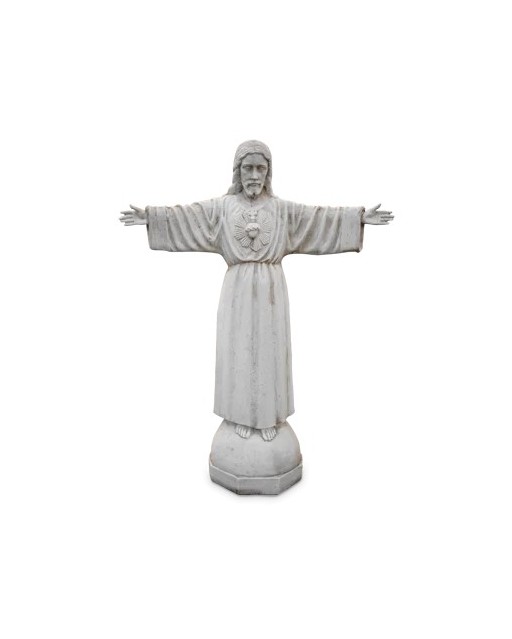Statue décorative extérieure en pierre Jésus-Christ