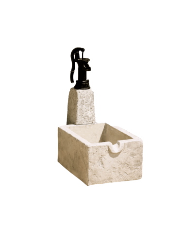 Fontaine de Jardin en Pierre Rétro