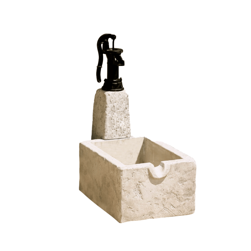 Fontaine de Jardin en Pierre Rétro
