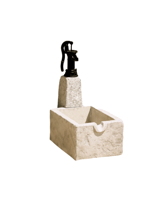 Fontaine de Jardin en Pierre Rétro
