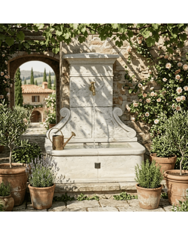 Fontaine de Jardin en Pierre Vénus