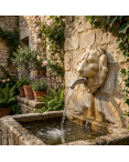 Rosace Gargouille Décorative pour Robinet Extérieur Tête de Lion