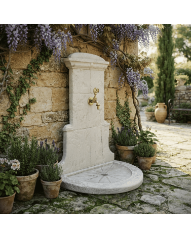 Fontaine de Jardin en Pierre Grimaud