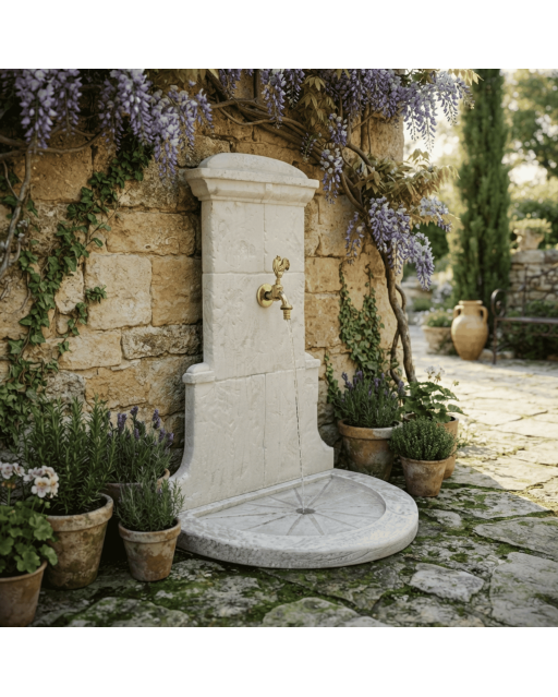 Fontaine de Jardin en Pierre Grimaud