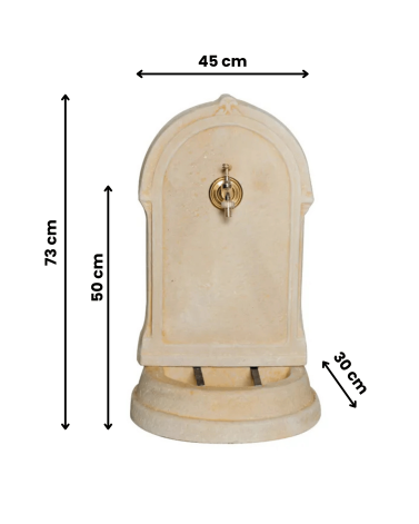 Fontaine de Jardin en Pierre Alizé