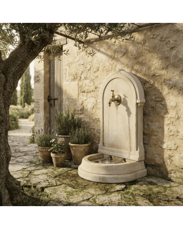 Fontaine de Jardin en Pierre Alizé