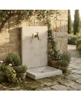 Fontaine de Jardin en Pierre Ardoise Ton Pierre