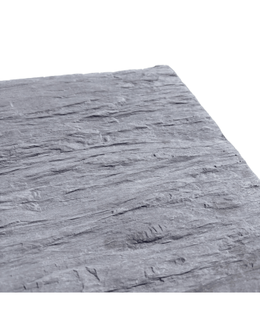Pas Japonais Rectangulaire Imitation Schiste 40 x 30 x 2,5 cm Gris