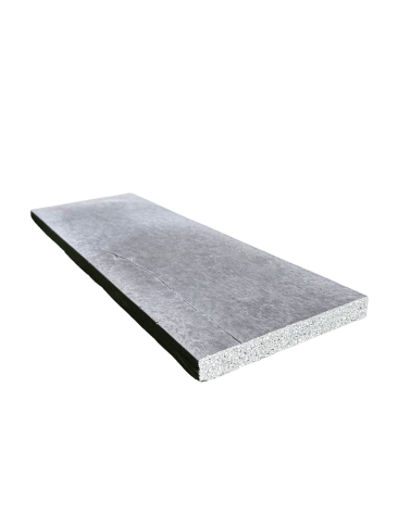 Pas Japonais Rectangulaire Imitation Bois 59 x 20 x 2,5 cm Gris