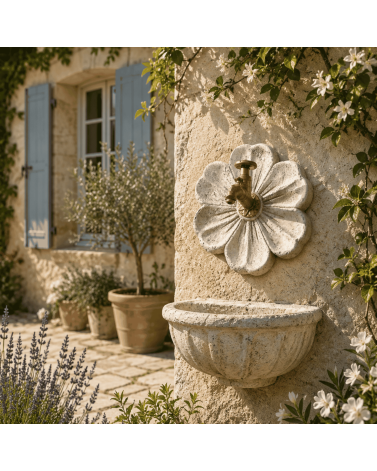 Rosace Décorative pour Robinet Extérieur Flora