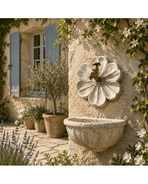 Rosace Décorative pour Robinet Extérieur Flora